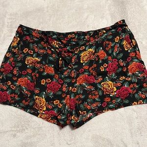 Fashion Nova high-waisted tie shorts